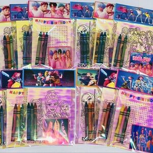 K POP Coloring Book Party Favor Set